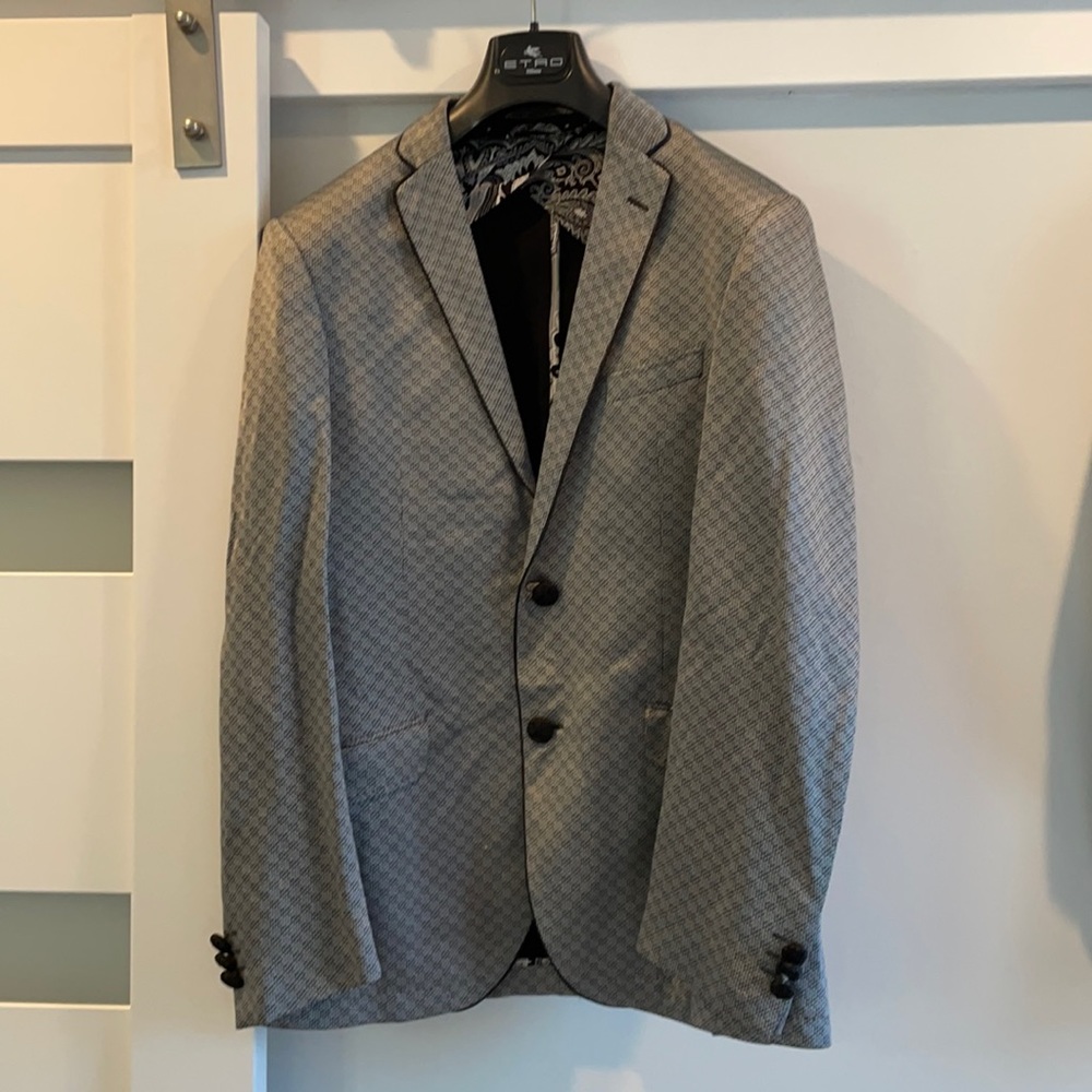 Brand New ETRO Milano Black Tie Jacket !!!